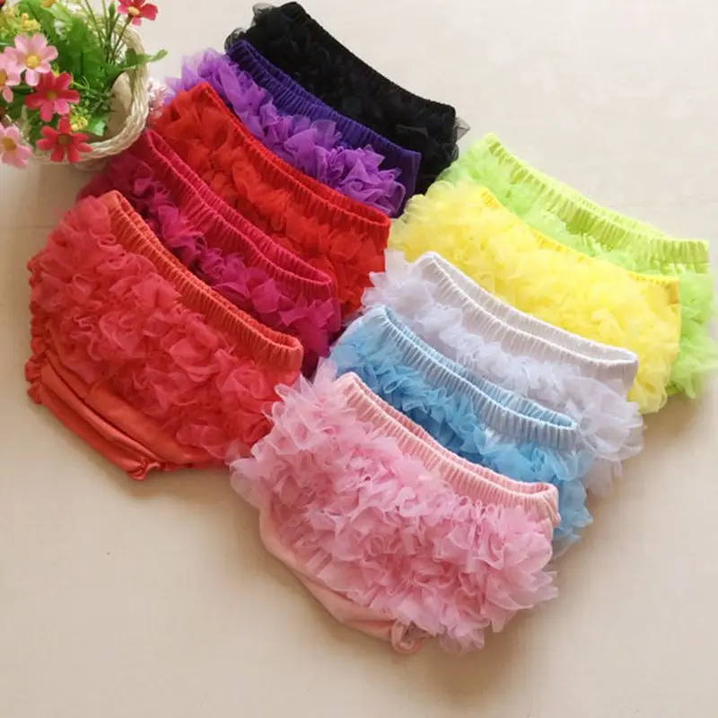 11 color baby briefs Summer New Arrival Novelty Solid color Lace baby Girls underwear Fashion cute panties Children Underpants