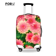 Forudesigns Чемодан Защитная крышка для 18-28 дюймов чемодан с цветочным принтом, эластичный Чехлы для мангала для багажа путешествий Чехол