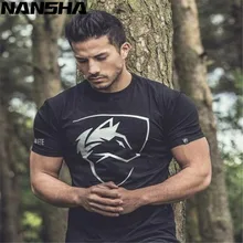 Новинка, мужские футболки ALPHALETE, модная одежда для фитнеса с коротким рукавом, бодибилдинг, рубашка для мужчин, для тренировки, облегающая, хлопковая футболка, топы
