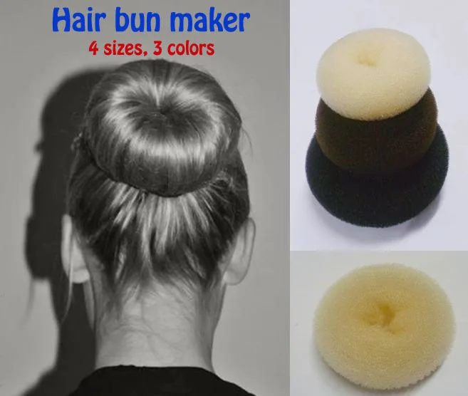 Aliexpress com Buy free ship large hair  bun  tie donut  