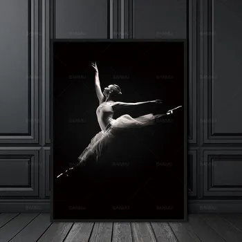 

Canvas painting wall art decoration for the living room new arrivals the woman dance modern print painting picture