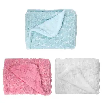 

Children Rose Fleece Blanket 100x70cm Baby Bedding Blanket Cover Kids Autumn Winter Blanket & Swaddling Bedding Set