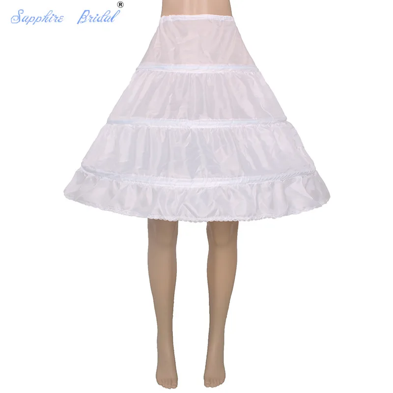 Sapphire Bridal короткие взрослые 3 Нижняя юбка с кринолином высокого качества для девочек длинное бальное платье Лидер продаж