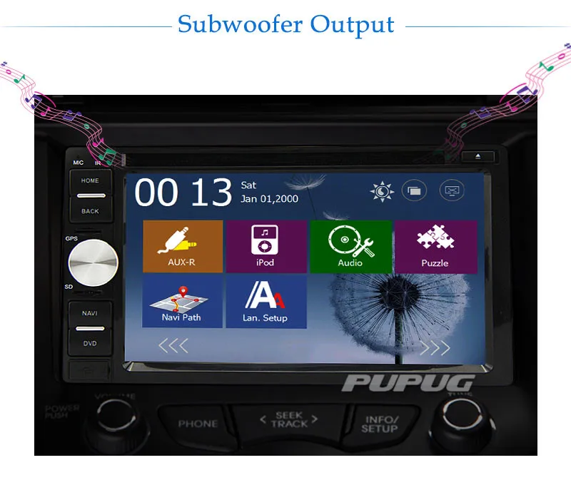Flash Deal Double 2 din New universal Car Radio GPS Navigation Double din Car DVD Player Car Bluetooth Stereo video+Free Camera+Free Map 11