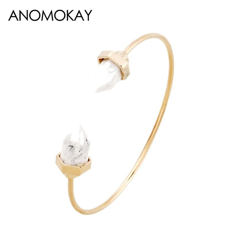 

Wholesale White Arrow Rhinestone Cuff Bracelets & Bangles for Women Gold Color Fashion New Charm Bracelet Wedding Jewelry