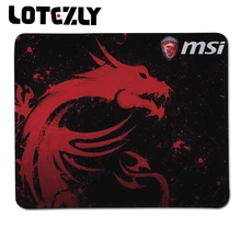 Горячие Продажи LoL Игры Коврик MSI Сшитые Края Черный Резиновый Коврик Для Мыши Для ПК Loptop Компьютер Клавиатуры Геймер Pad
