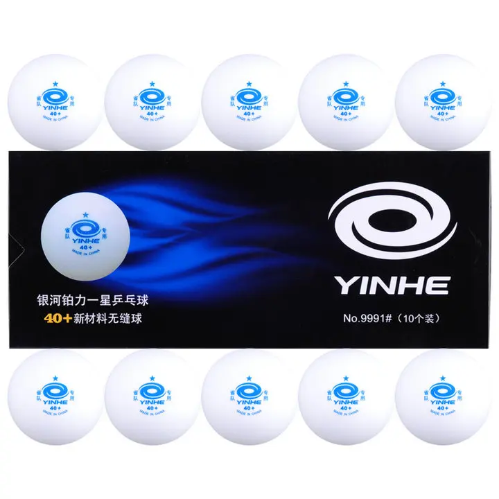 YINHE Galaxy Plastic Table Tennis Balls New Material 40+ Seamless Poly