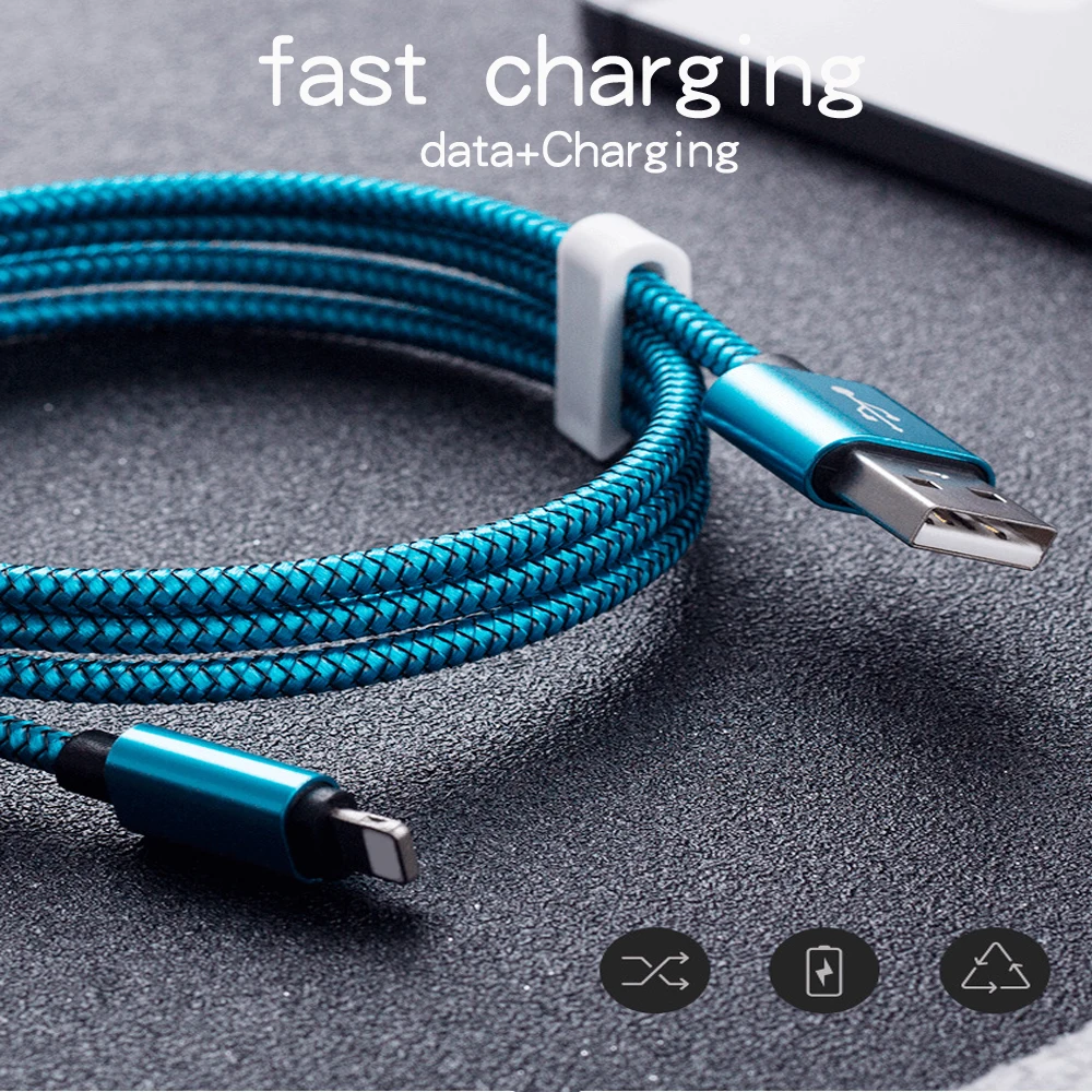 

Universal Fast Charging Cable for iPhone X lighting Samsung Type C USB C Phone Charger Cables for Xiaomi Micro USB Cable Cord