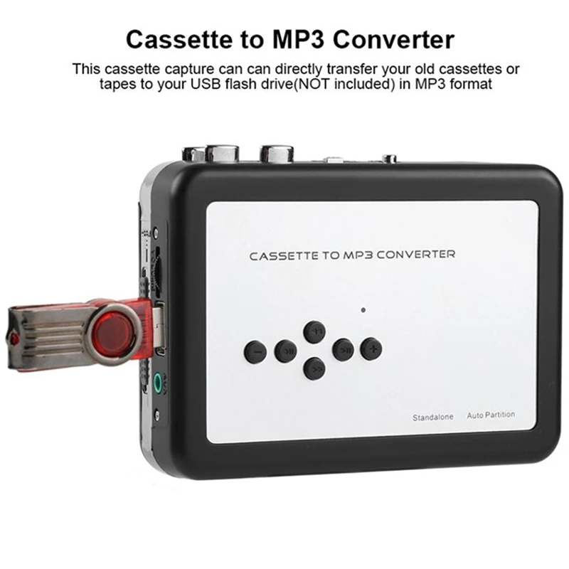Usb Mp3 кассетник в Mp3 Usb кассетник лента без ПК, Usb Кассетный конвертер Mp3 кассеты в Mp3