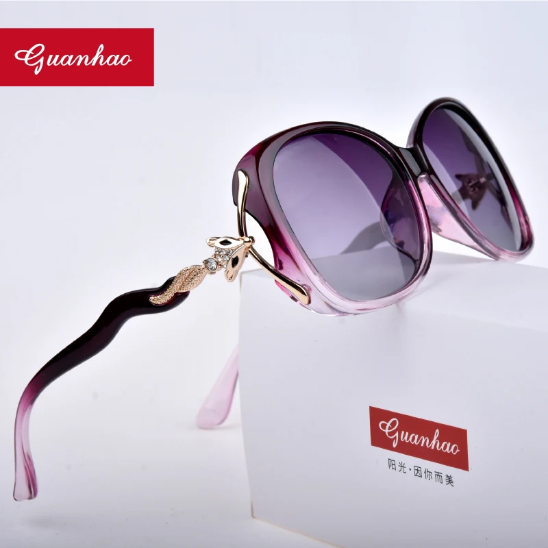 

Guanhao Brand Unisex Retro Butterfly Aluminum Sunglasses Polarized Lens Vintage Eyewear Accessories Sun Glasses For Men/Women