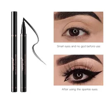 Жидкая чёрная подводка для глаз, макияж, красота, косметика, водостойкая, Стойкая подводка для глаз, карандаш, инструменты для макияжа, тени для век, TSLM2