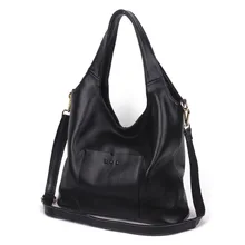 Мода в стиле ретро повседневные womenleather сумки простой заклепки сумка большая емкость из мягкой яловой кожи bolsa feminina