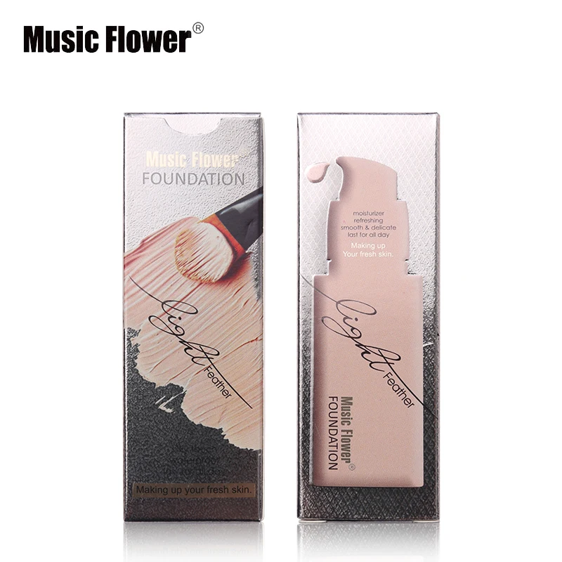 Музыкальный цветок полное покрытие Жидкая Основа 33 мл основа под макияж кремовый консилер увлажняющий BB крем натуральное отбеливание