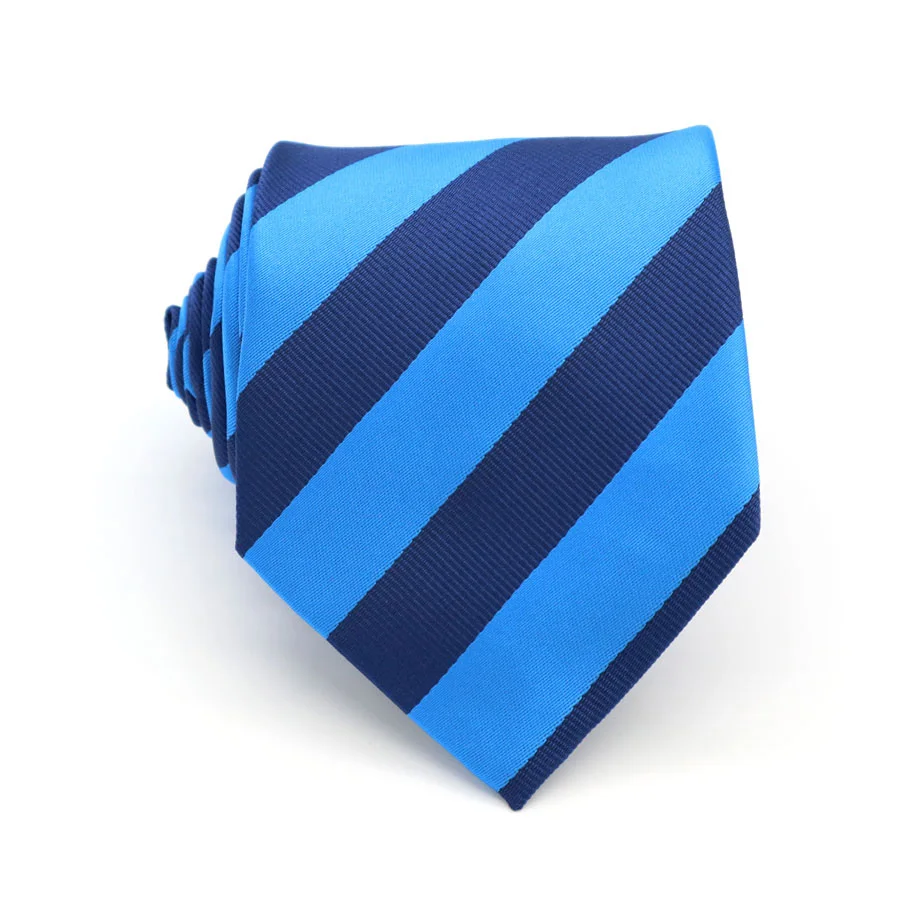 Модный мужской галстук 8 см, синие шелковые галстуки с цветочным узором в горошек, жаккардовые классические галстуки для мужчин, деловые, свадебные, вечерние, для жениха - Цвет: KT-66