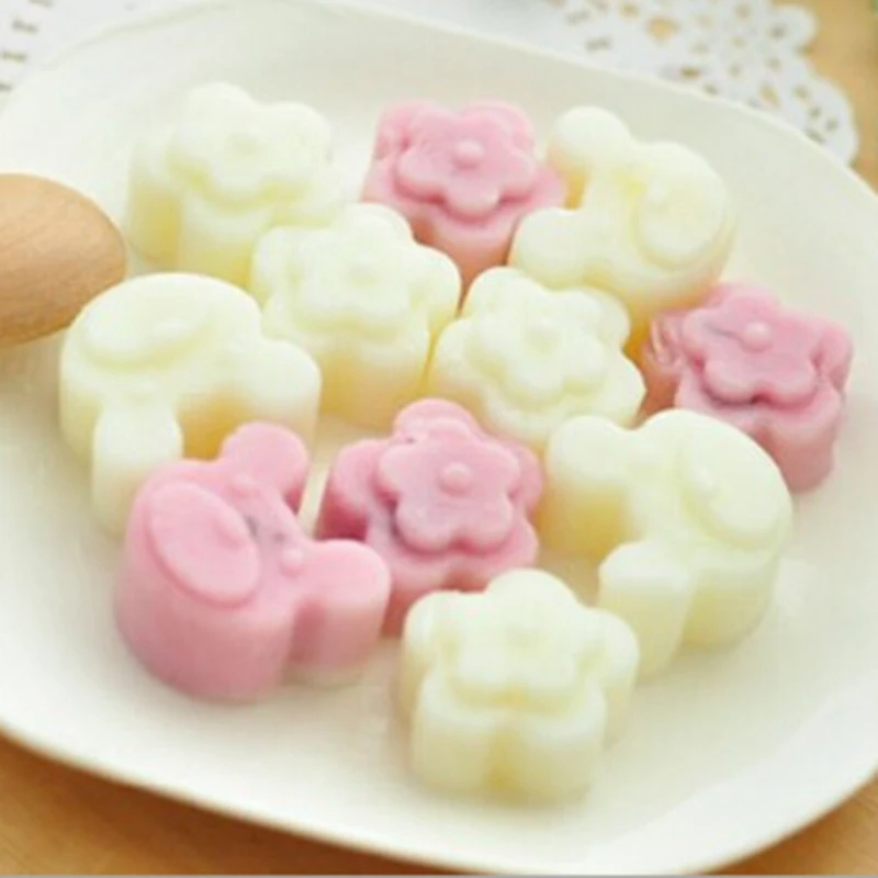 XINAHER-Sugarcraft-Bear-plum-blossom-silicone-mold-fondant-mold-cake-decorating-tools-chocolate-gumpaste-mold (4)