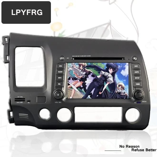 Deckless ёмкостный HD экран Android 9,0 для honda CIVIC 2006-2011 Автомобильный DVD навигатор gps HD FD радио wifi obd2 MP3 плеер 2DIN