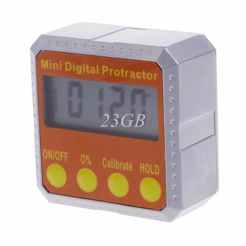 

Digital Protractor Inclinometer 360 Degree Electronic Level Box Magnetic Angle Gauge JUL03_20