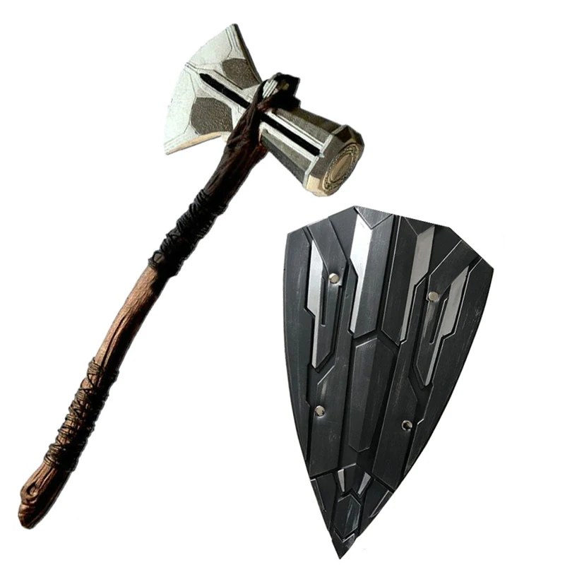 1:1 полиуретановый военный щит Тор громовой Молот топор Stormbreaker фигурка модель