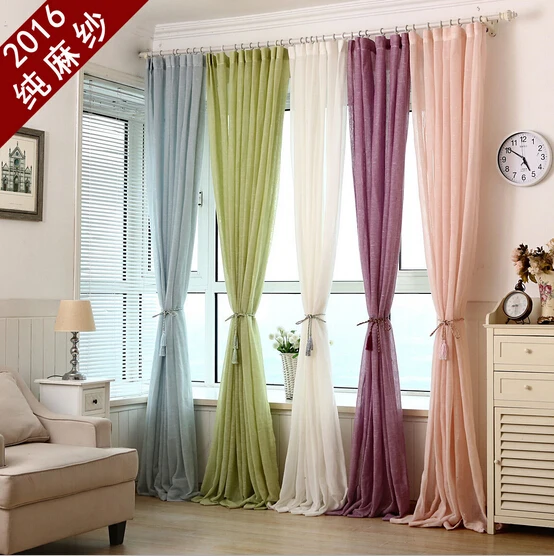 Lin tulle rideaux cortinas de organza sheer rideau pour salon voile ... Lin tulle rideaux cortinas de organza sheer rideau pour salon voile ...