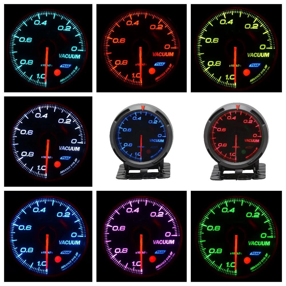 

2.5" 60mm Universal DF Link Advanced BF Gauge Car Meter Vacuum Racing Gauge Sensor Included 15 Colors