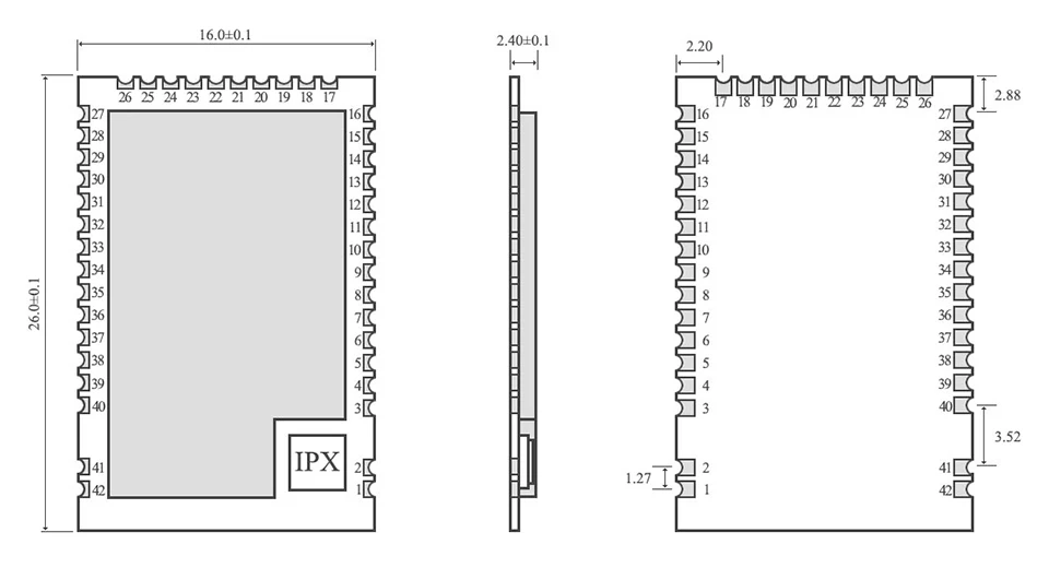 CC1310 433 МГц беспроводной радиочастотный модуль CDSENET E70-433T14S SOC SMD IOT радиочастотный передатчик приемник 433 МГц приемопередатчик