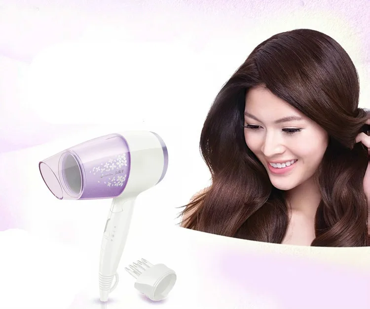 Hair Dryers electric can be folded with 1200w high power constant temperature negative ion products NEW | Бытовая техника