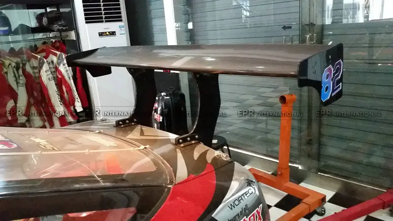 Углеродное волокно Тип GT Спойлер(фитинг на багажнике) волокно задний комплект крыла гоночная отделка Подходит для Nissan 180SX стайлинга автомобилей