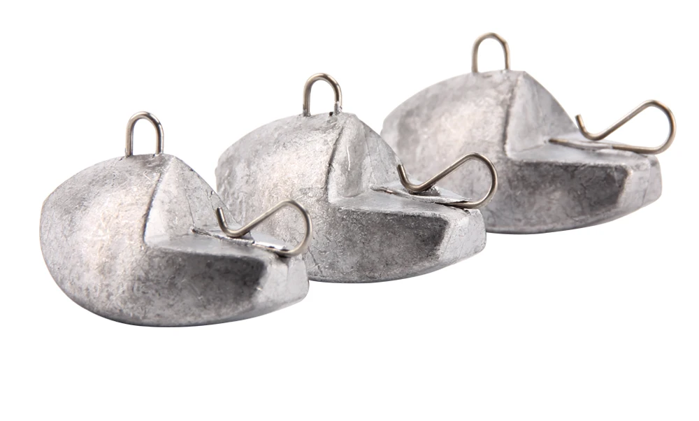 Spinpoler Weights 2g3g5g7g10g14g18g21g28g New Fishing Lead Sinkers Jig Head Lead Sinker Casting Sinkers Fishing Tools  (6)