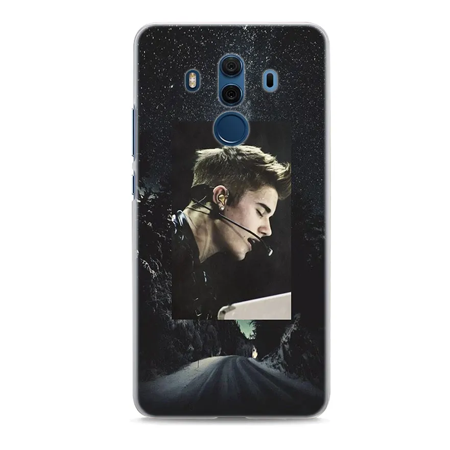 Justin Bieber Pattern Transparent hard Phone Case Cover for Huawei Mate 10 10 Lite 20Lite 9 P10 P20 Lite P Smart