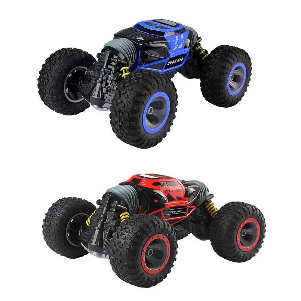 

Double-sided Four-wheel Drive High-speed Drive Big Foot Shape Twisted Car Child Remote Control Toy Car Off-road Vehicle Model
