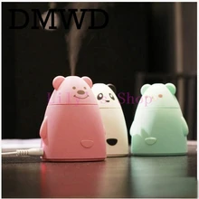 Mini cartoon Usb air humidifiers Fogger home office car auto mute Diffuser Purifier creative desktop Mist