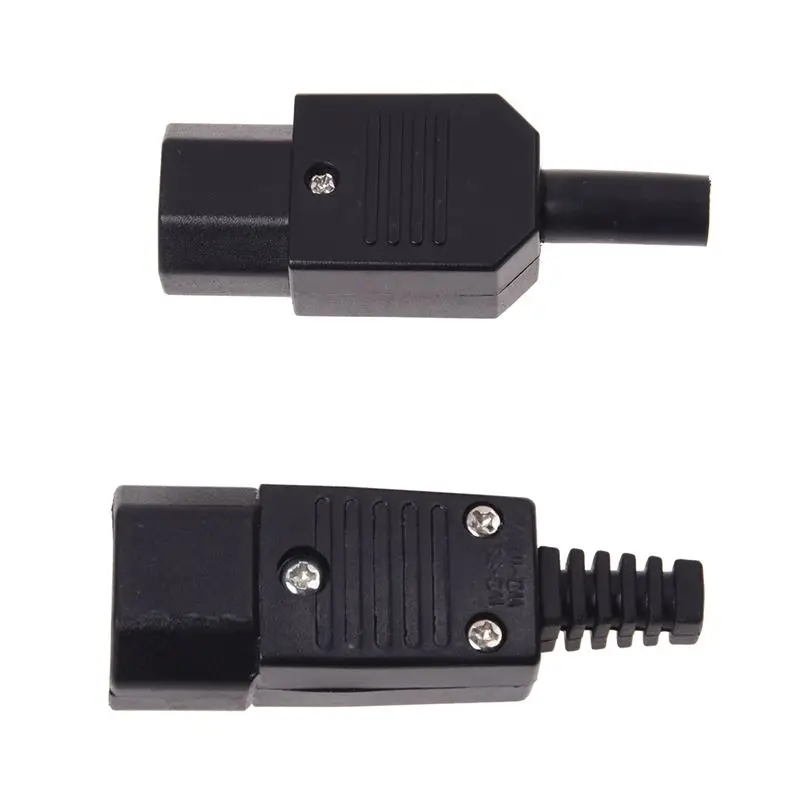 250 V 10 A Мощность разъем IEC 320 C14 розетка для подключения к C13 Разъем 3 контактный