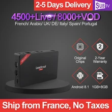 Leadcool Pro Android 8.1 TV Box Iptv France 4k RK3229 With 1 Year SUBTV Iptv Arabic Italian Spain Netherlands Uk Subscription   
