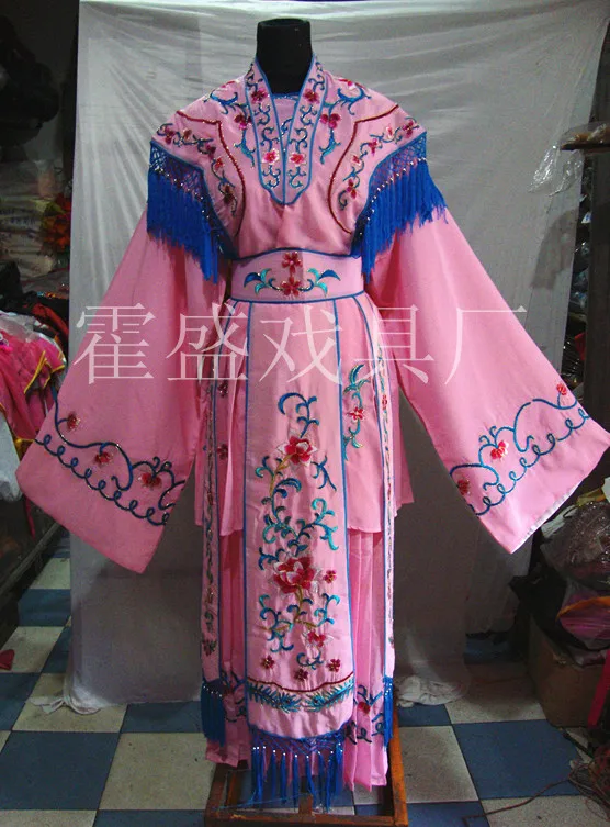 Китайский костюм драматические одежду женская одежда костюм опера Hanfu Традиционная Пекинская опера драматургического - Цвет: Pink