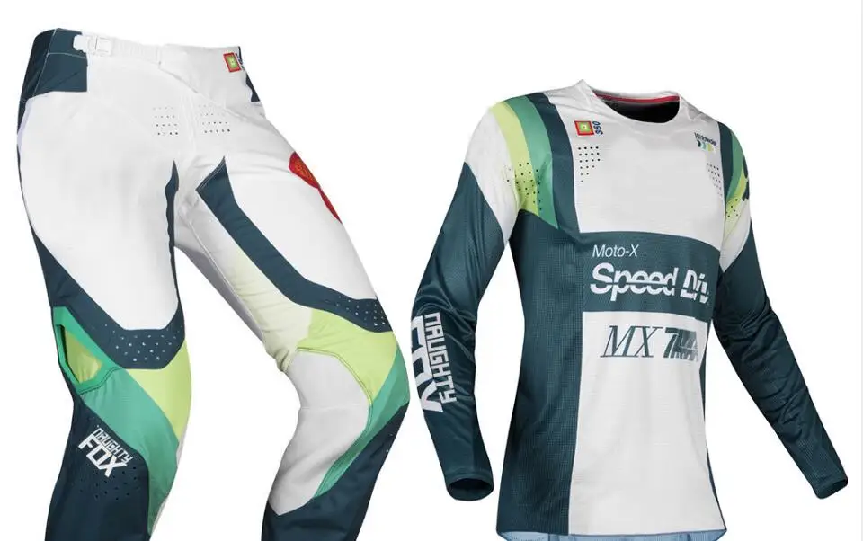 NAUGHTY FOX MX 360 Murc MX светильник серый набор передач для мотокросса Dirt Bike Sport Racing Jersey Pants Combo