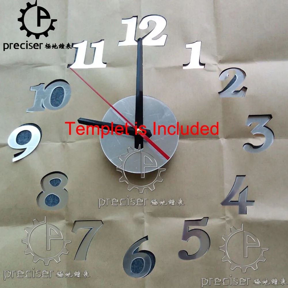 Цифровой номер кофейная чашка DIY часы акриловые наклейки самоклеющиеся кварцевые Немой 3D настенные часы кухня домашний декор настенные часы