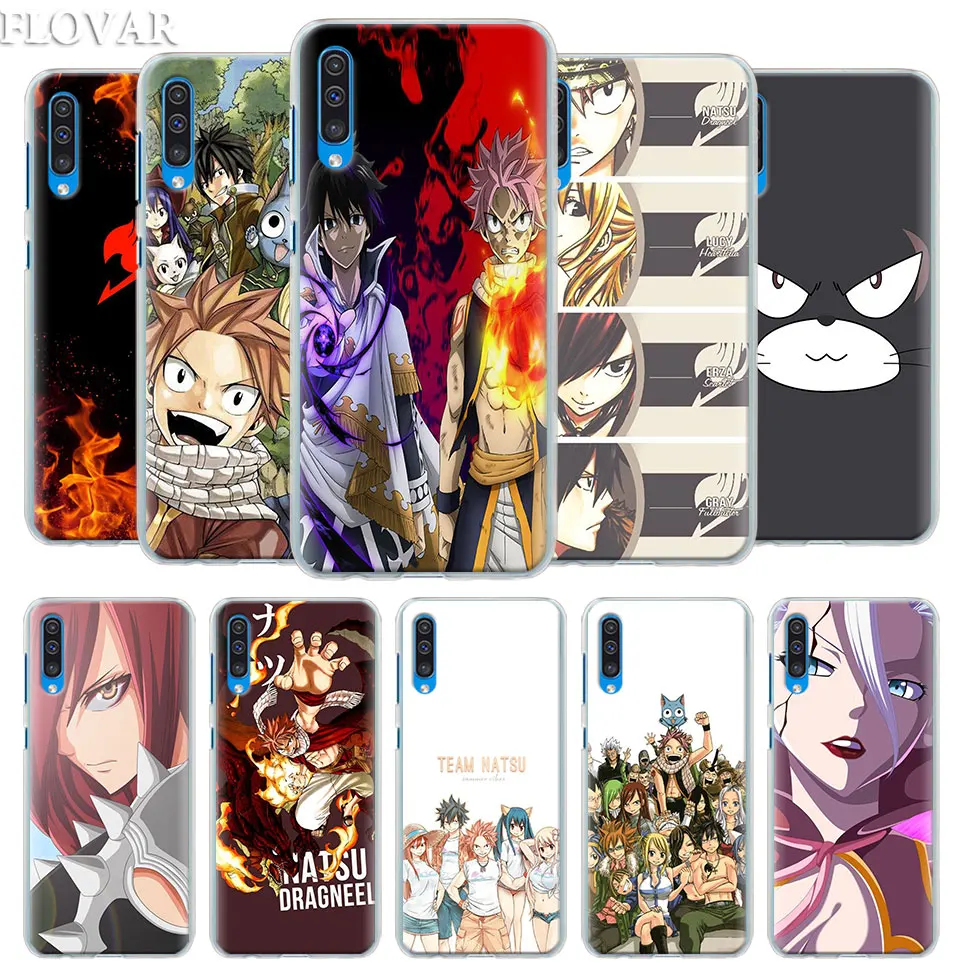 

Anime Manga Fairy Tail Case Cover for Samsung Galaxy A30 A40 A50 A70 A6 A8 Plus A7 A9 2018 M30 Phone Case Coque