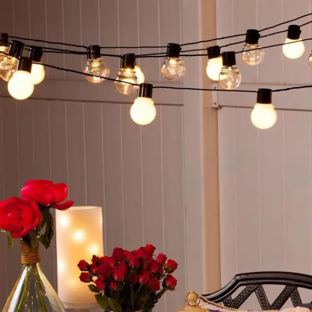 Outdoor Patio String Lights 20 Led G45 Globe Clear Warm White Bulbs Outdoor Patio String Lights 20 Led G45 Globe Clear Warm White Bulbs Frosted Us