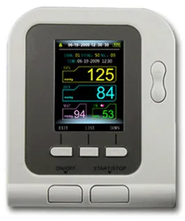 

Portable Home Digital Arm Blood Pressure Monitor 08A, Heart Beat Meter, Sphygmomanometer LCD Display BP Monitor