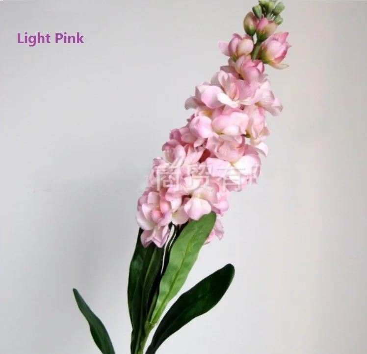75 см Искусственный цветок фиолетовый шелк искусственная ткань для рукоделия Орхидея, дома вечерние свадебные украшения, 12 шт - Цвет: light pink