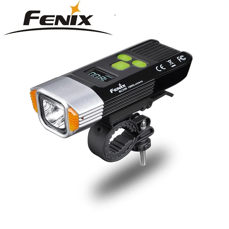 

2018 New Fenix BC35R 1800 Lumens Cree XHP50 Neutral White LED All-round USB Rechargeable Bicycle Light with OLED screen