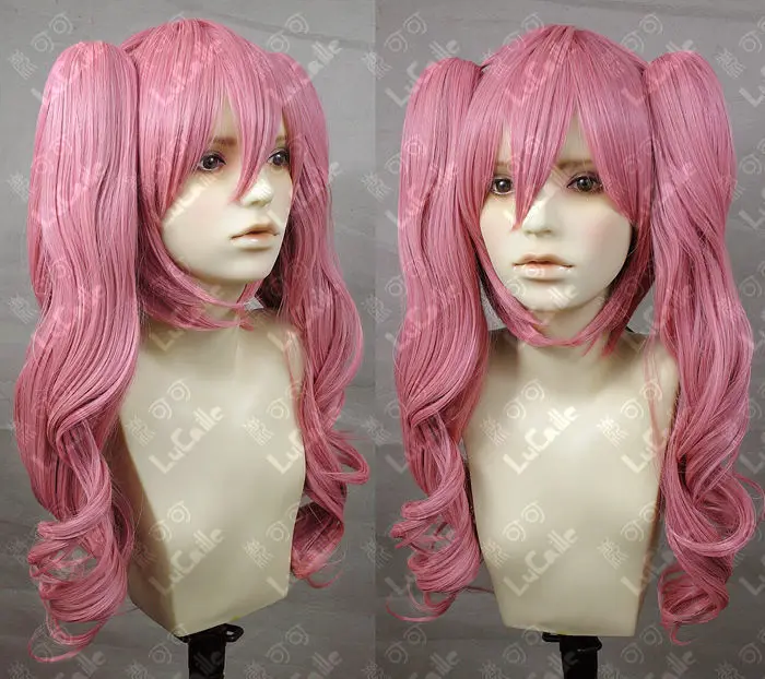 

One Piece Perona Pink Cosplay Party Wig Fashion Cosplay Wig Hair +Clip Ponytail