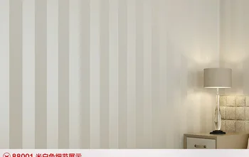 

Modern simple non - woven wallpaper wide striped pearl flocking wallpaper bedroom living room background wallpaper wallpaper