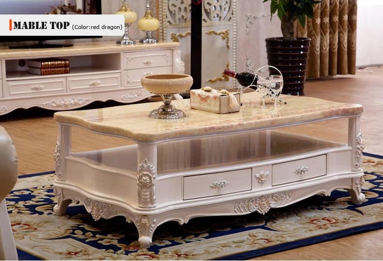 center table red dragon
