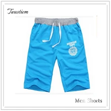 Taustiem Brand Fashion Casual Home Shorts Male Cotton Motion Slacks Shorts Man Fitness Exercise Short Men Knee Length Sweatpants