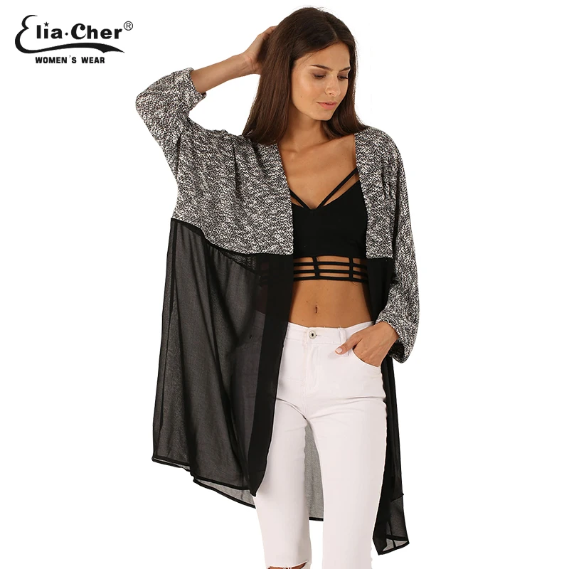 

Long Cardigan Women Sweater 2015 Chic Lady Winter Knitted Cardigans Tops Eliacher Brand Plus Size Casual Women Knitted Sweaters
