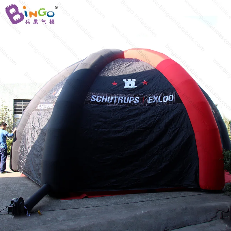  Factory direct sale 8X4 meters inflatable advertising tent with 6 legs for promotion customized eve