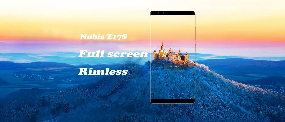 Оригинальный zte Nubia Z17S полноэкранный мобильный телефон Snapdragon 835 6 ГБ ОЗУ 64 Гб ПЗУ 5,73 дюймов Android 7,1 две фронтальные задние камеры