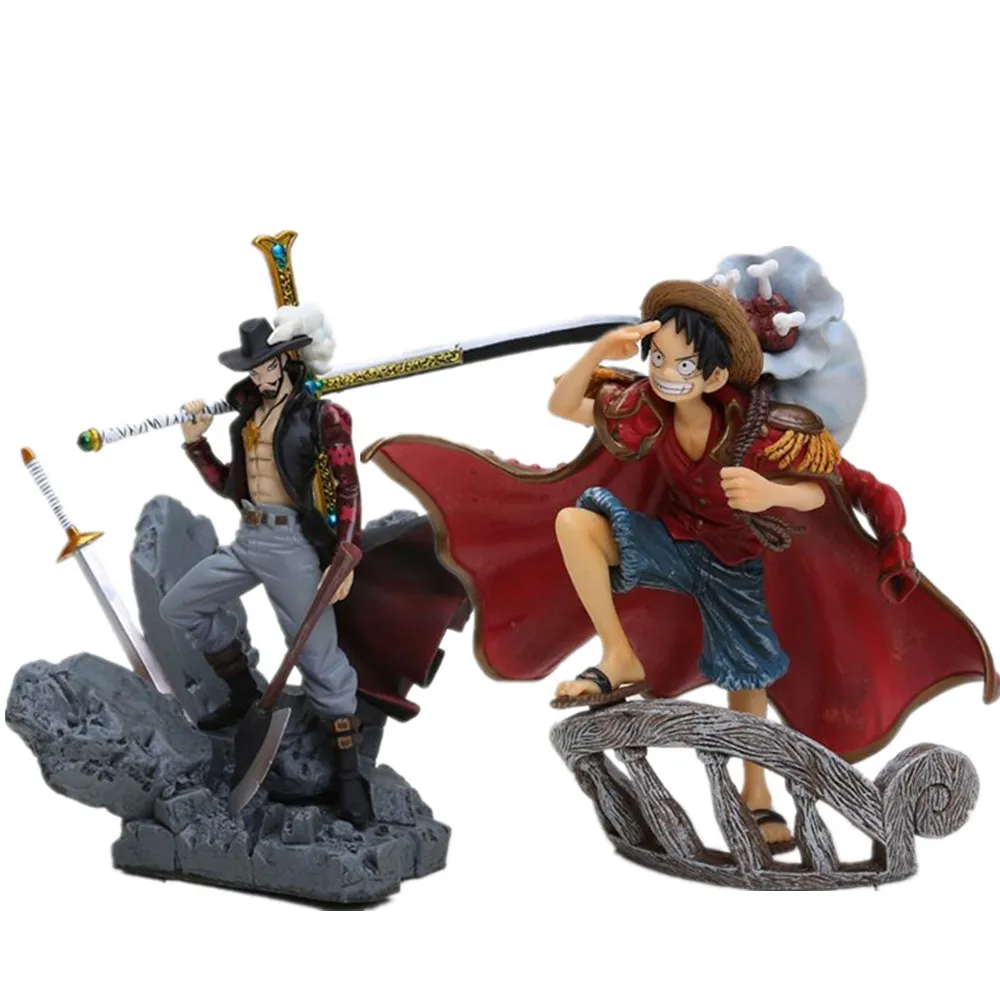 

Anime figure One Piece Dracule Mihawk luffy PVC Action Figure brinquedos Collection Toy 15cm