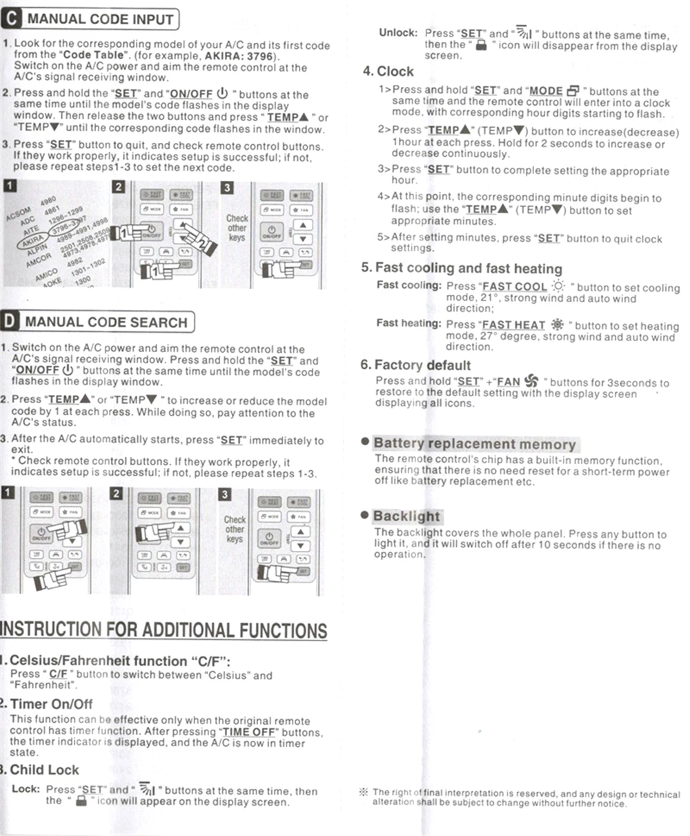 qunda 1000 in 1 p4 Array - a c controller air conditioner conditioning  remote control chunghop rh aliexpress com